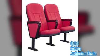 Sillas de auditorio plegables duraderas sin tableta